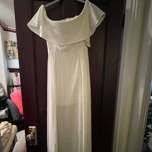 Small White off the shoulder Altar'd State Sundress